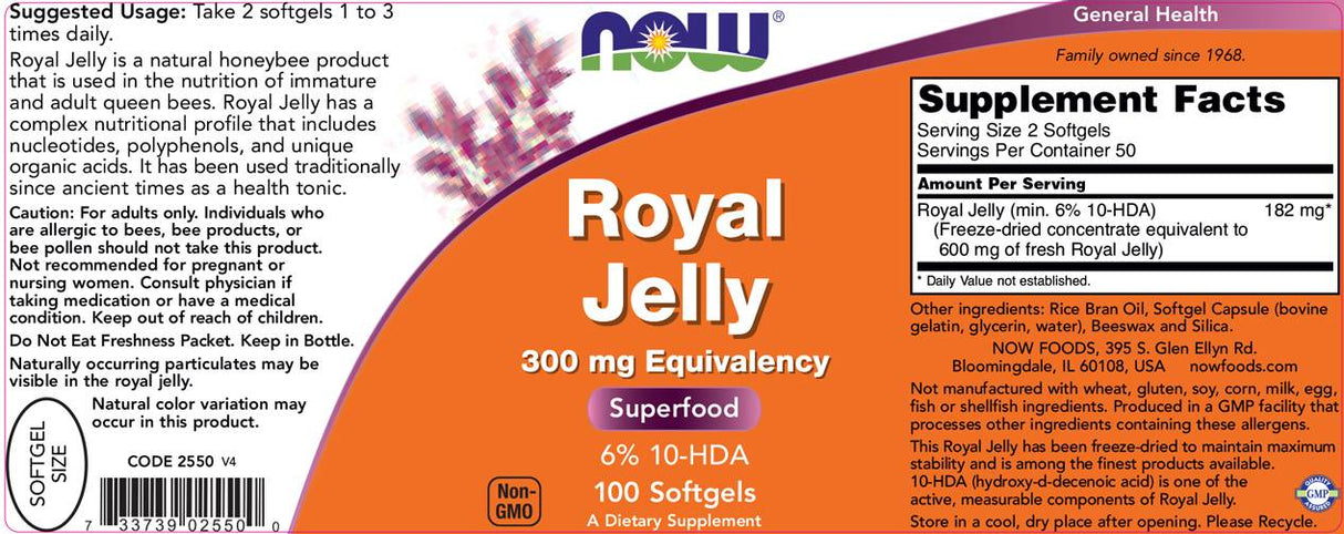 Royal Jelly 300 mg - 100 gel kapsul