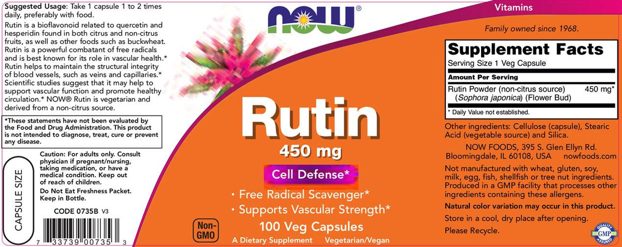 Rutin 450 mg - 100 kapsul