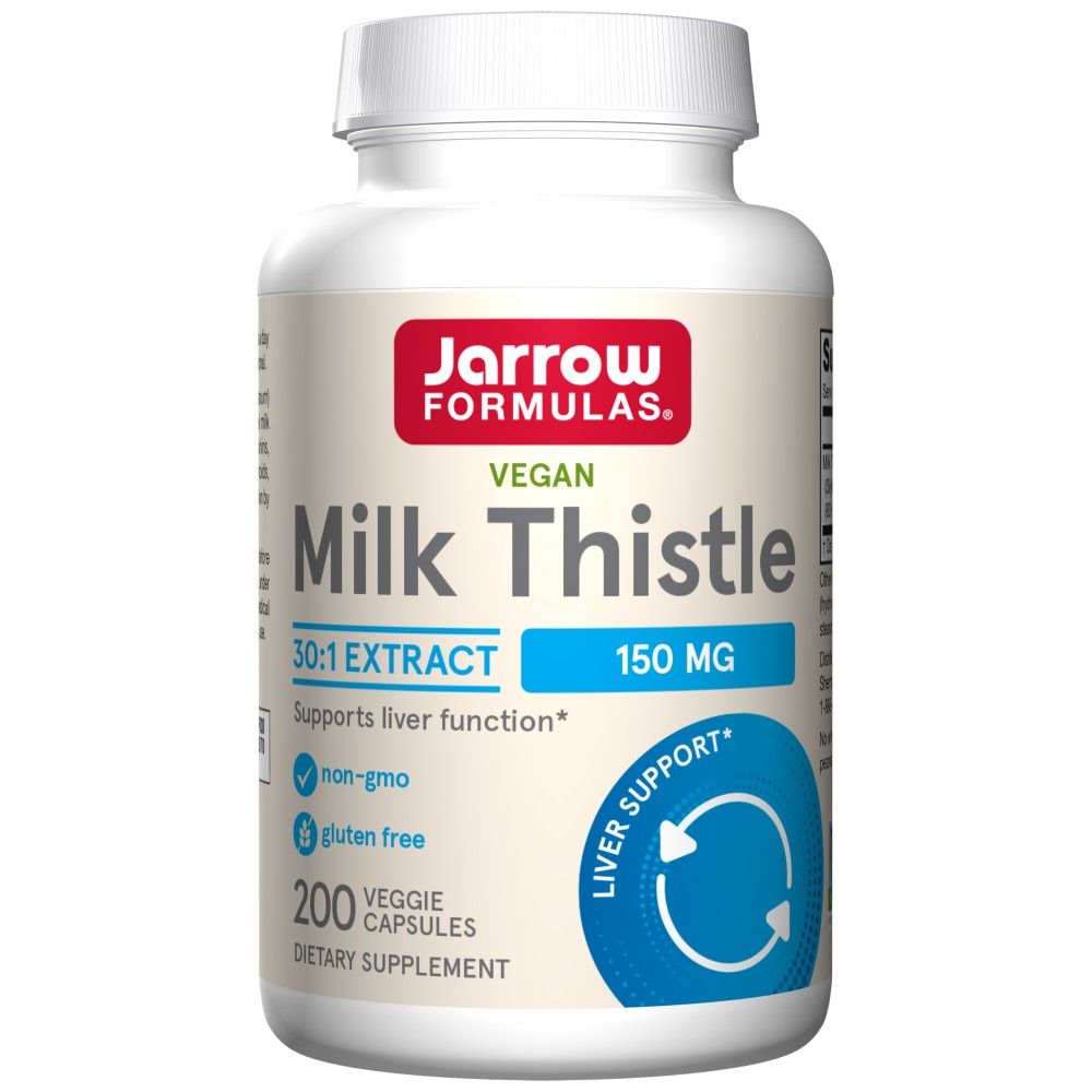 Mlek Thistle 150 mg | Standardizirani 30: 1 ekstrakt - 200 kapsul
