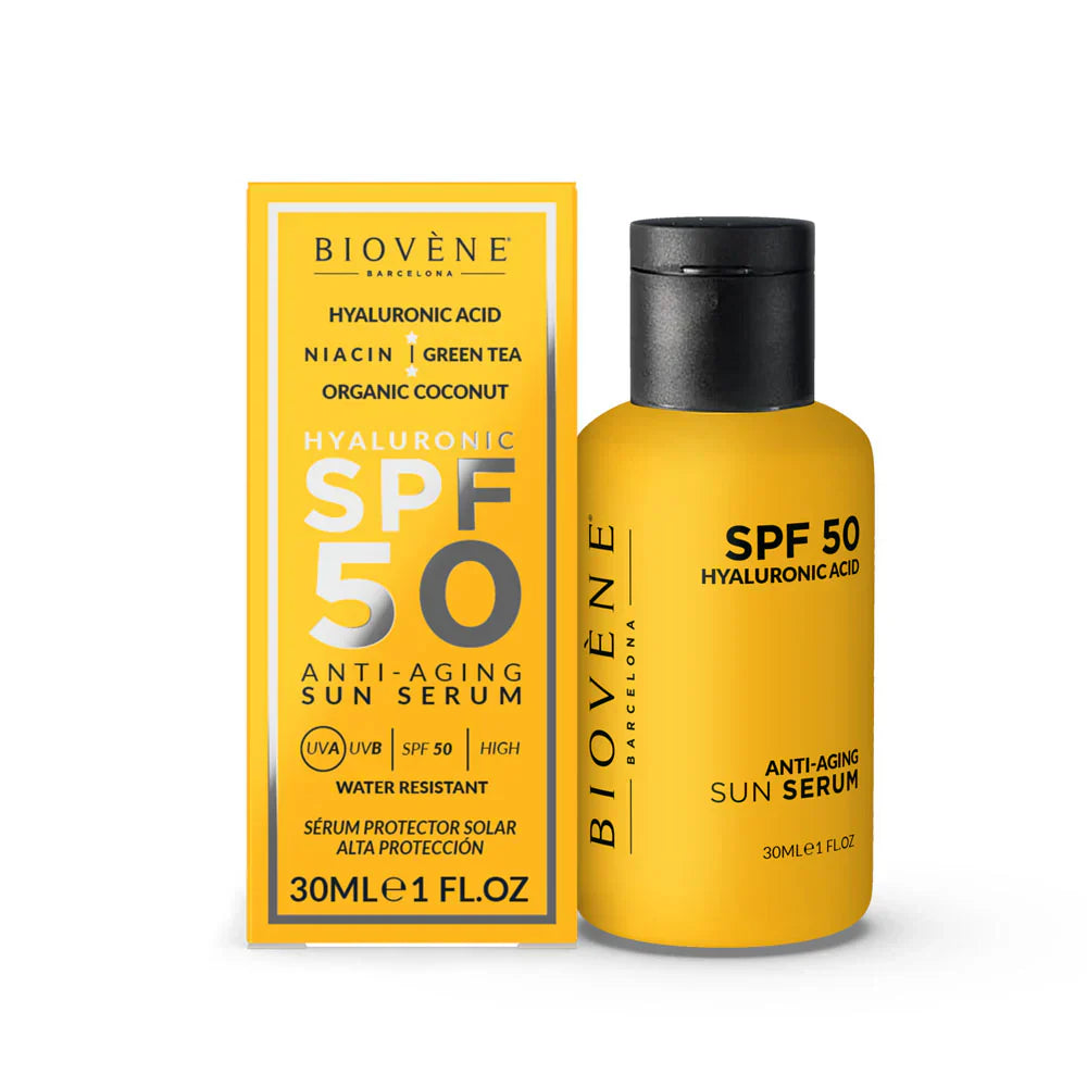 Proti staranju obrazne zaščitne kremne SPF 50 s hialuronsko kislino - 30 ml