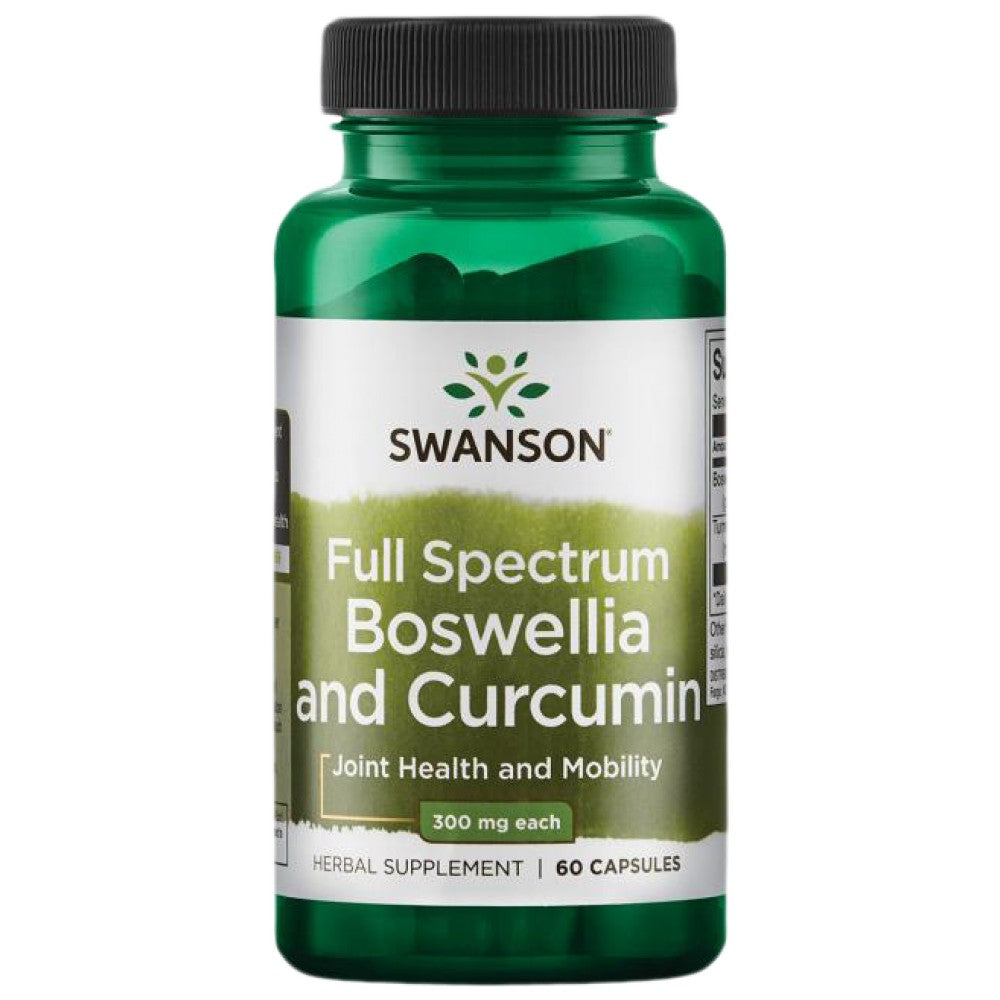 Celoten spekter Boswellia in Curcumin - 60 kapsul