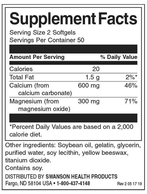 Tekoči kalcij in magnezij - 100 gel kapsul