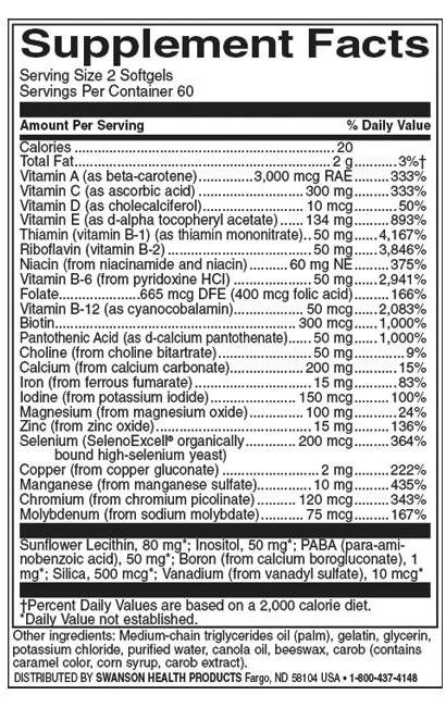 Zelo učinkovite kapsule z več mehkimi kapsuli 120 gel