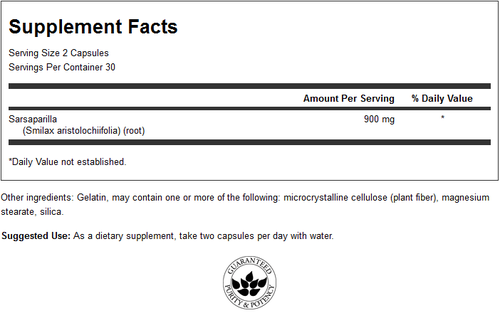 Koren Sarsaparilla 450 mg - 60 kapsul
