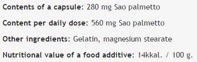 SAME PALMETTO 280 mg - 100 kapsul