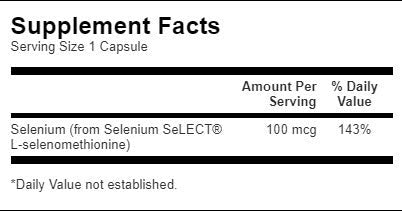 Selen 100 mcg (L -selenometionin) - 300 kapsul