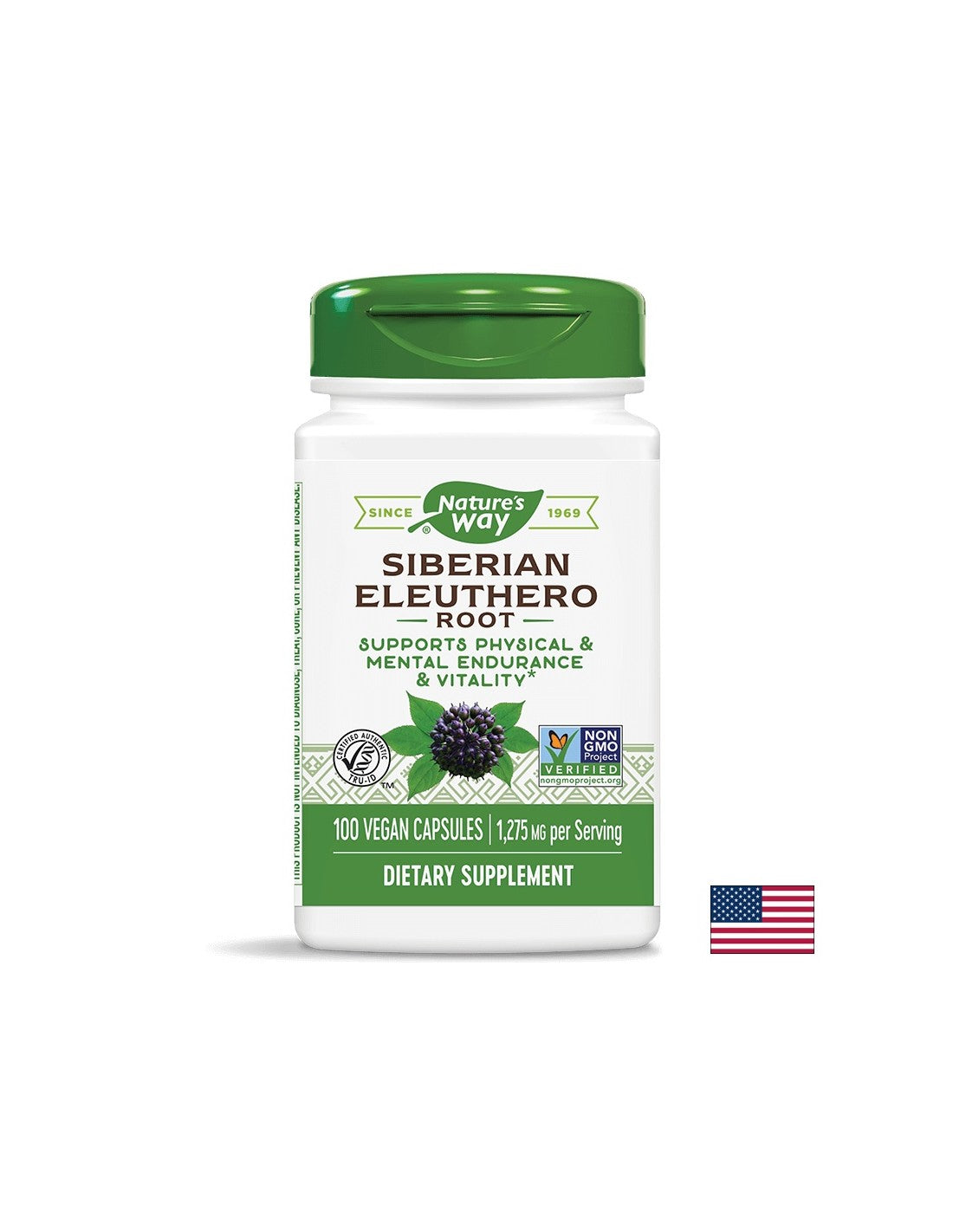 Sibirski Eleuthero 425 mg - 100 kapsul