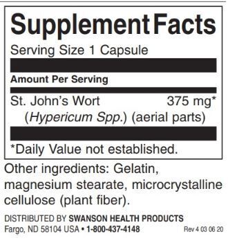 St. John's Wort 375 mg - 120 kapsul