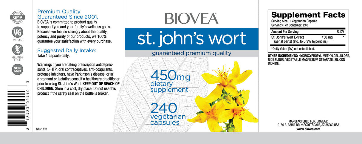 St. John's Wort 450 mg / 240 kape