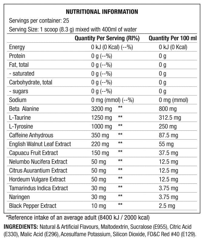 Stim Head | Kofeinska formula - 207 gramov