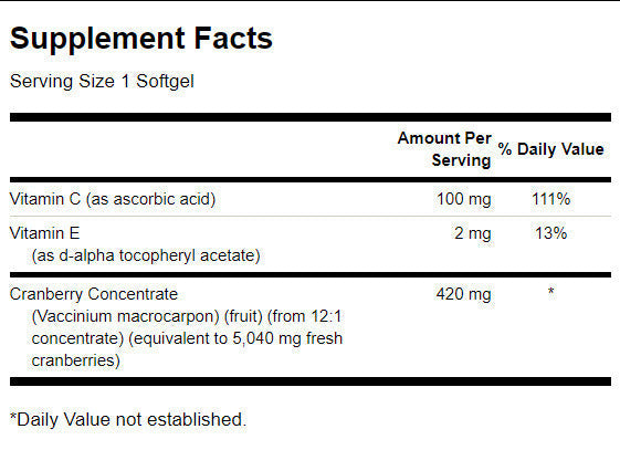 Super jakost brusnični koncentrat 420 mg - 60 gel kapsul