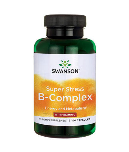 Super stres Vitamin B -kompleks z vitaminom C - 100 kapsul
