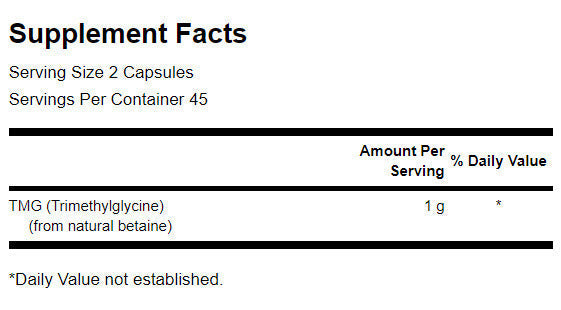 TMG trimetilglicin 500 mg - 90 kapsul