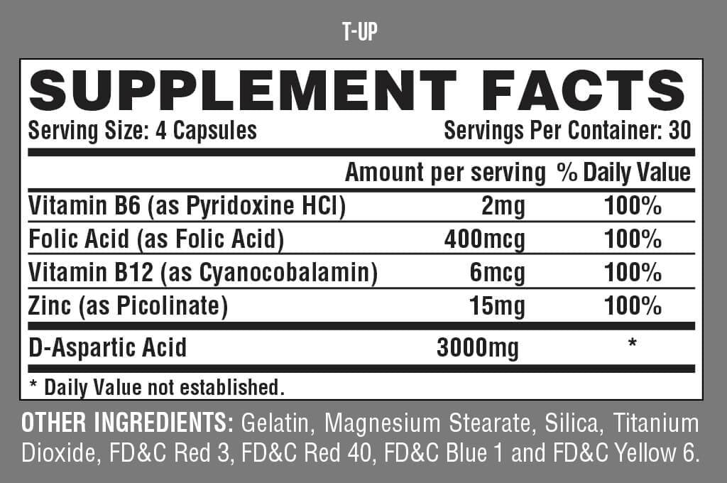 T -up črna - 120 kapsul