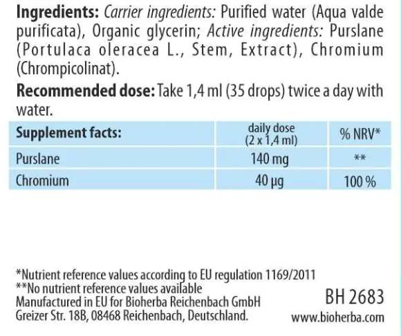 Tinktura Portulaca oleracea (Pursane) - 100 ml