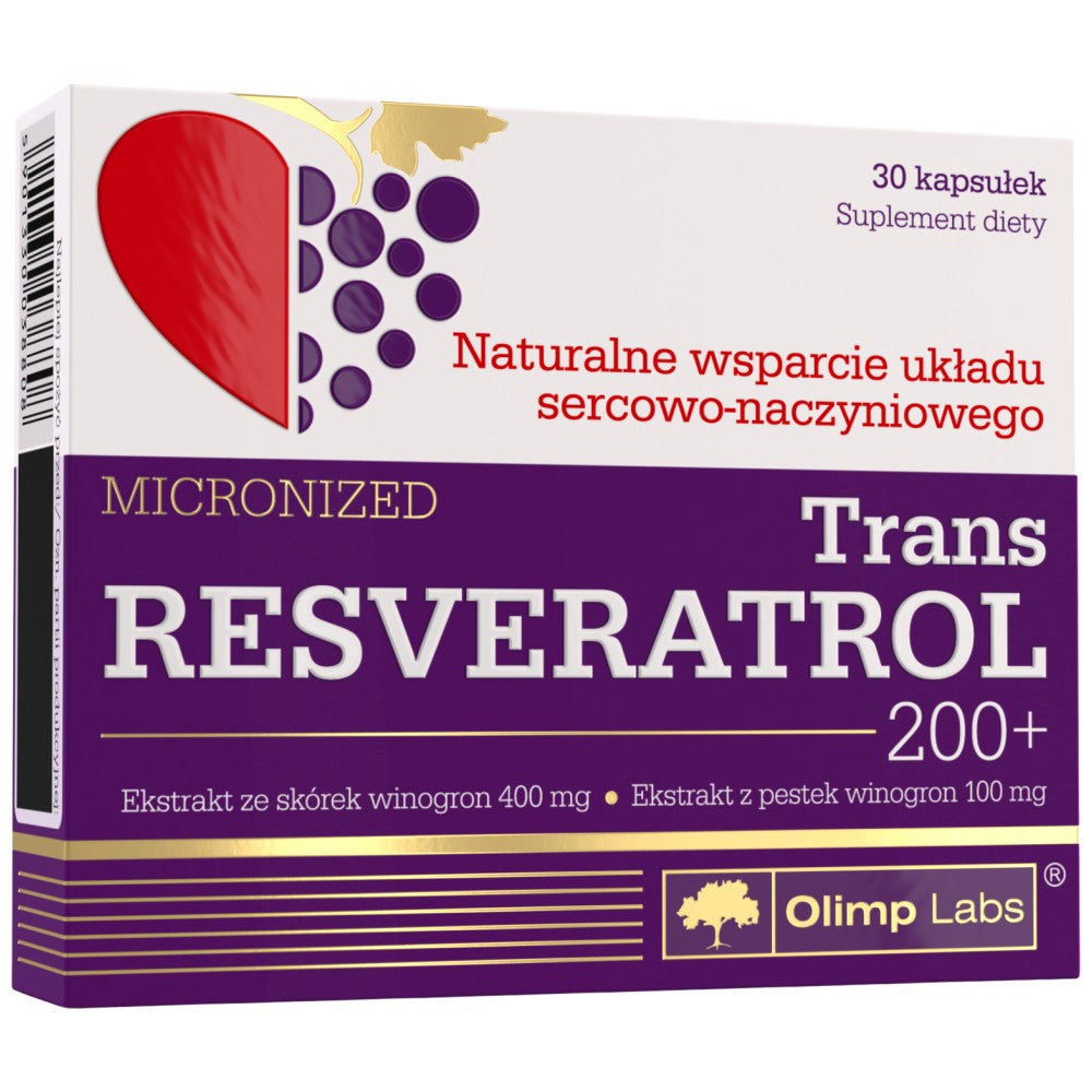 Trans Resveratrol 200+ - 30 kapsul