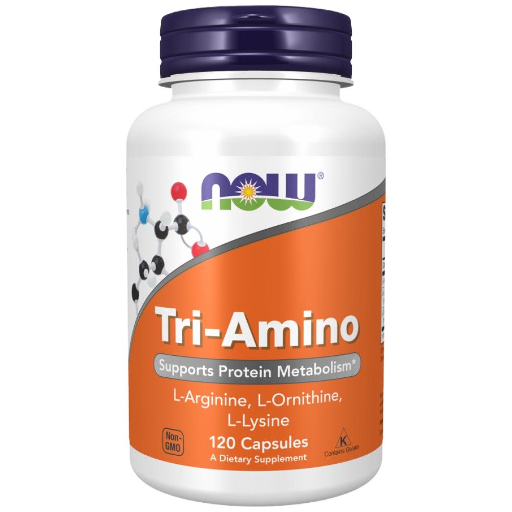 Tri-Amino / L-arginin L-Ornitin L-lizin-120 kapsul