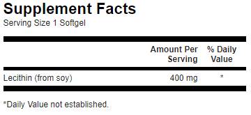 Trojna moč Vrhovni lecitin 300 gel kapsul