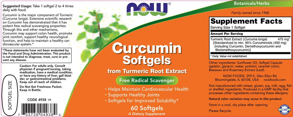 Kurkuma kurkumin softgeli 475 mg - 60 softgelov