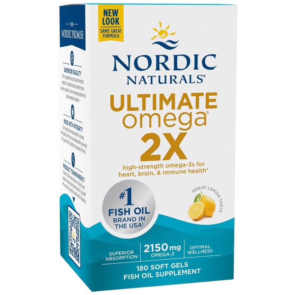 Ultimate Omega 2x 2150 mg - 180 softgelov