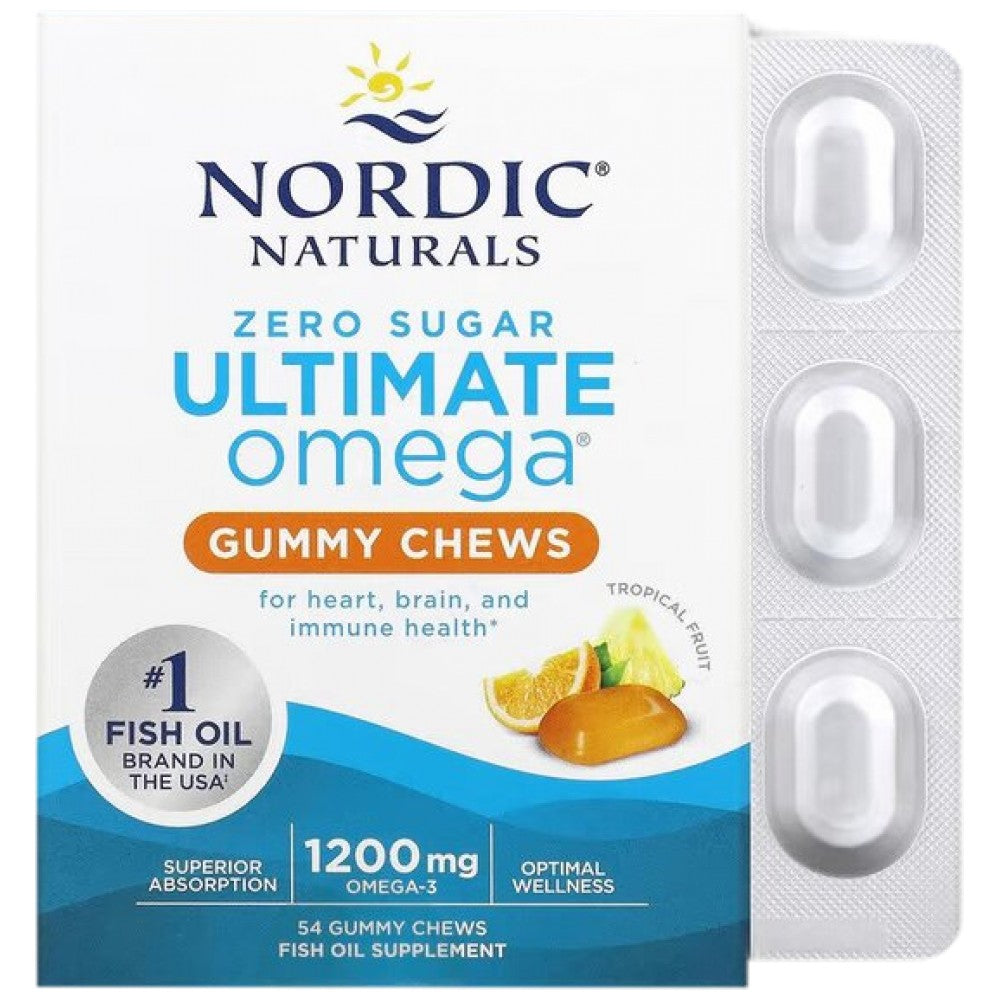 Ultimate Omega Gummy žveči 1200 mg - 54 gumij