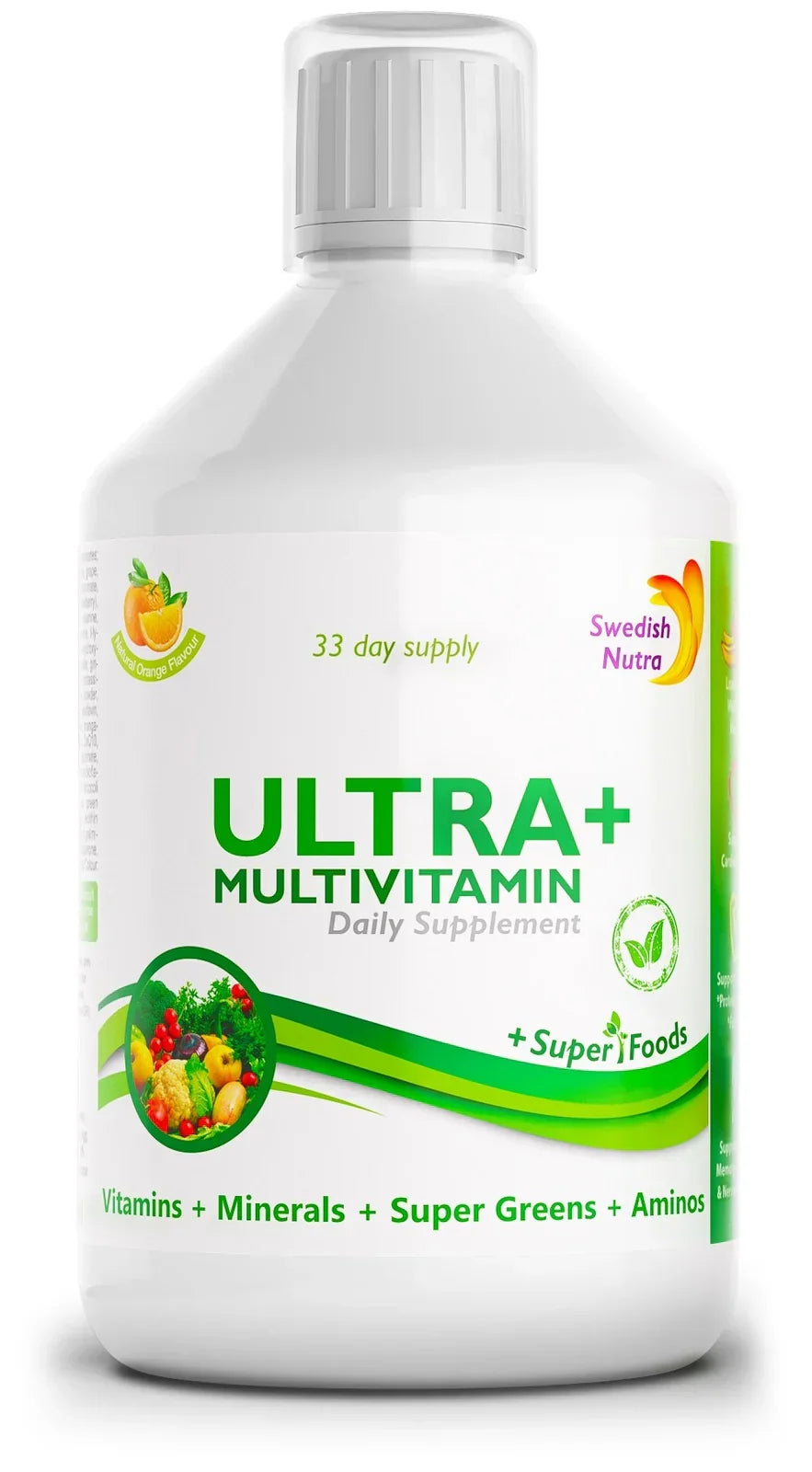 Ultra + - Vitamini + minerali + zelena zmes + kolagen /500 ml /