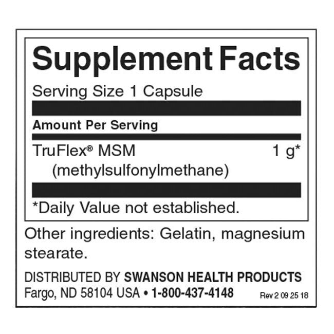 Ultra MSM 1000 mg - 240 kapsul