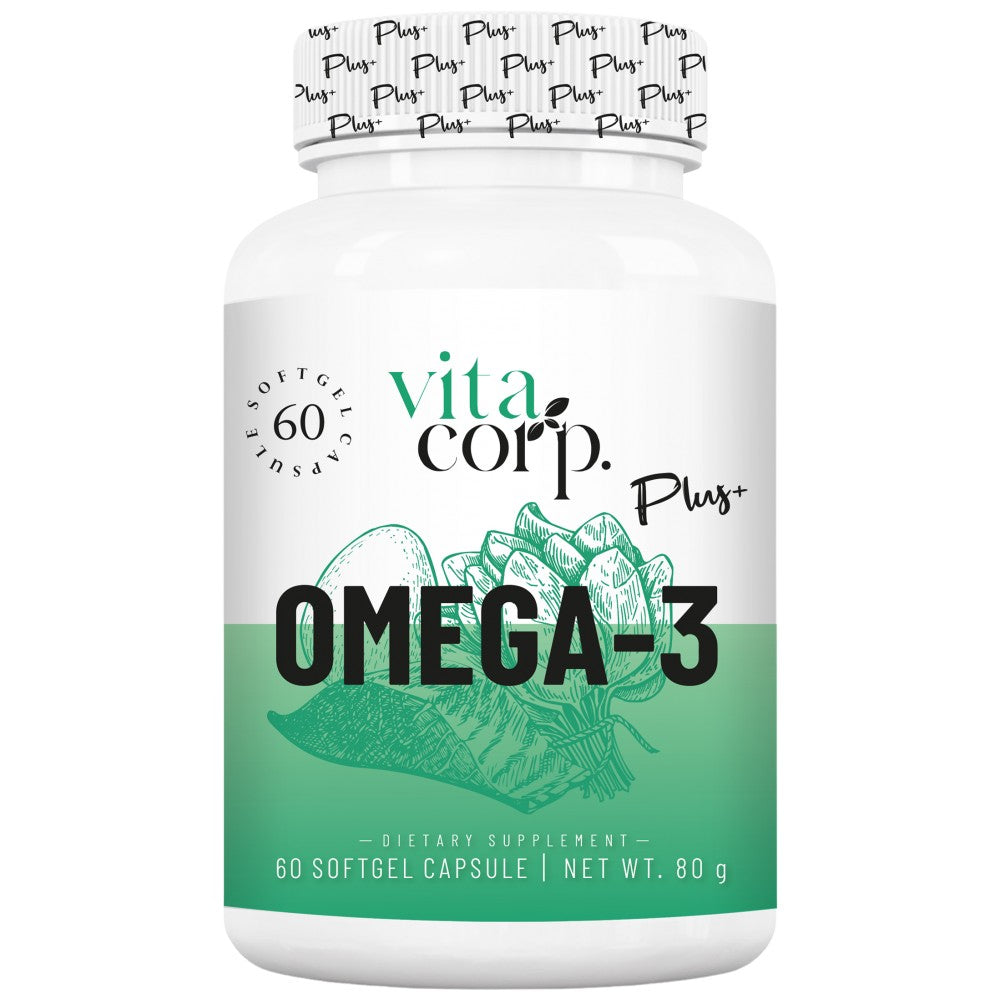Omega -3 ribje olje 1000 mg - 60 gel kapsul