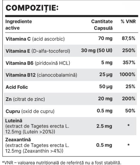Vireta | Optimalna vizija - 120 kapsul