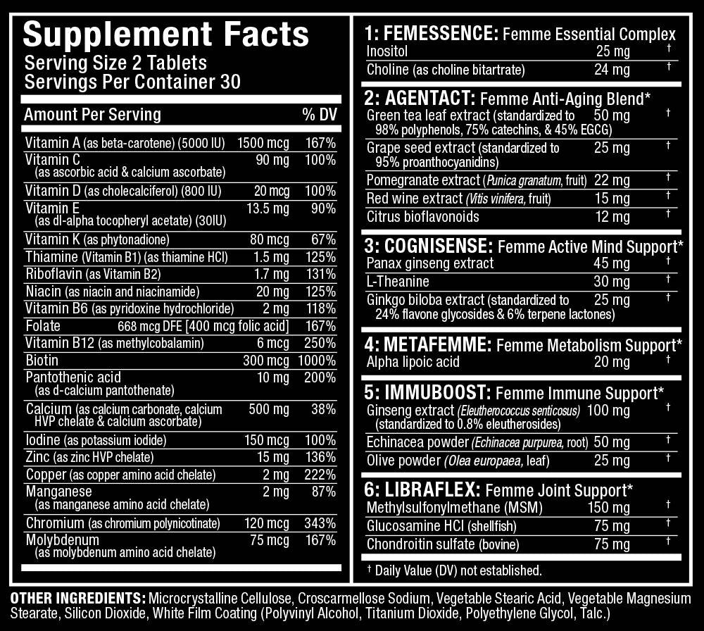 Vitaform / premium multi -vitamin za ženske - 60 tablet