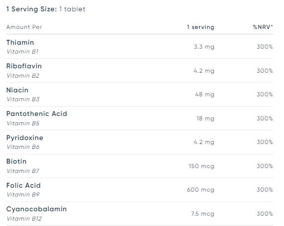 Kompleks vitamina B - 120 tablet
