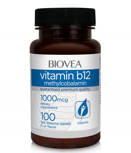 Vitamin B12 1000 metilkobalamin hitro raztopi / 100 jezičkov - 0
