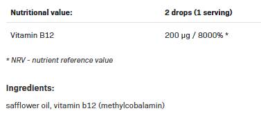 Metilne kapljice vitamina B12 - 30 ml