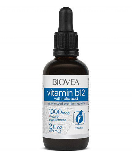 Vitamin B12 in folna kislina pade 1000 mcg / 60 ml