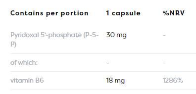 Vitamin B6 | P-5-P 30 mg-120 kapsul
