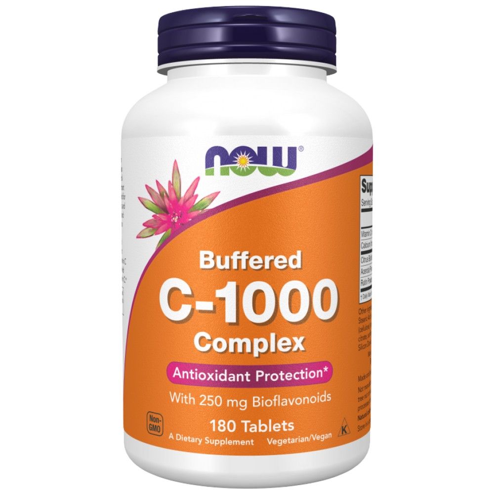 Kompleks vitamina C -1000 - puferiran s 250 mg bioflavonoidov - 180 tablet