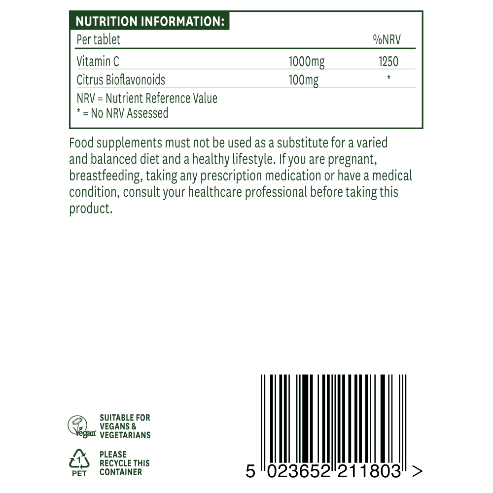 Vitamin C z e<tc>XTEND</tc>ed release (Vitamin C Time Release) 1000 mg 90 tablet NaturesAid