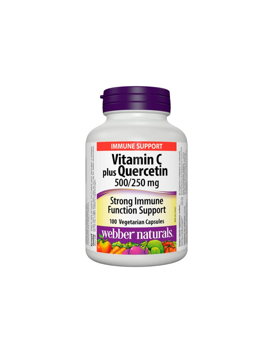 Vitamin C plus kvercetin - vitamin C 500 mg + kvercetin 250 mg, 100 kapsul