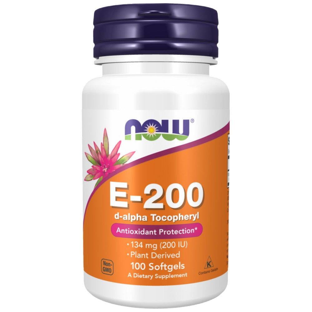 Vitamin E-200 IU D-alfa tokoferoli-100 gel kapsul