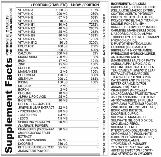 Vitaminske ženske | Posvečena ženskam - 60 tablet