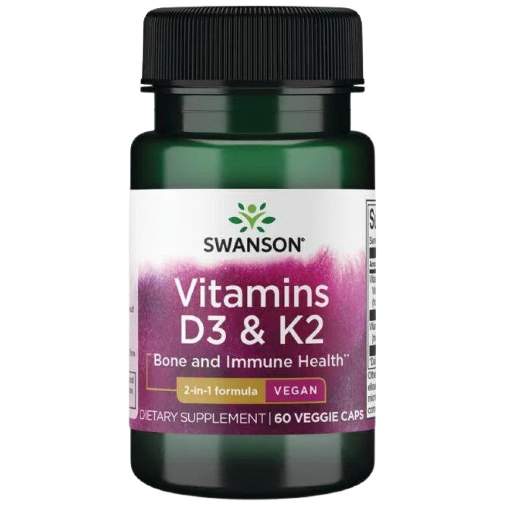 Kapsule vitaminov D3 in K2 60