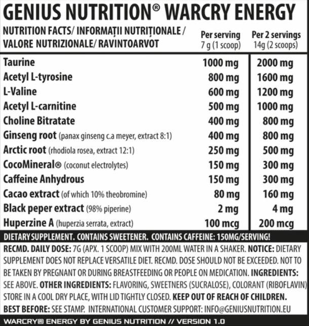 Warcry Energy - 300 gramov