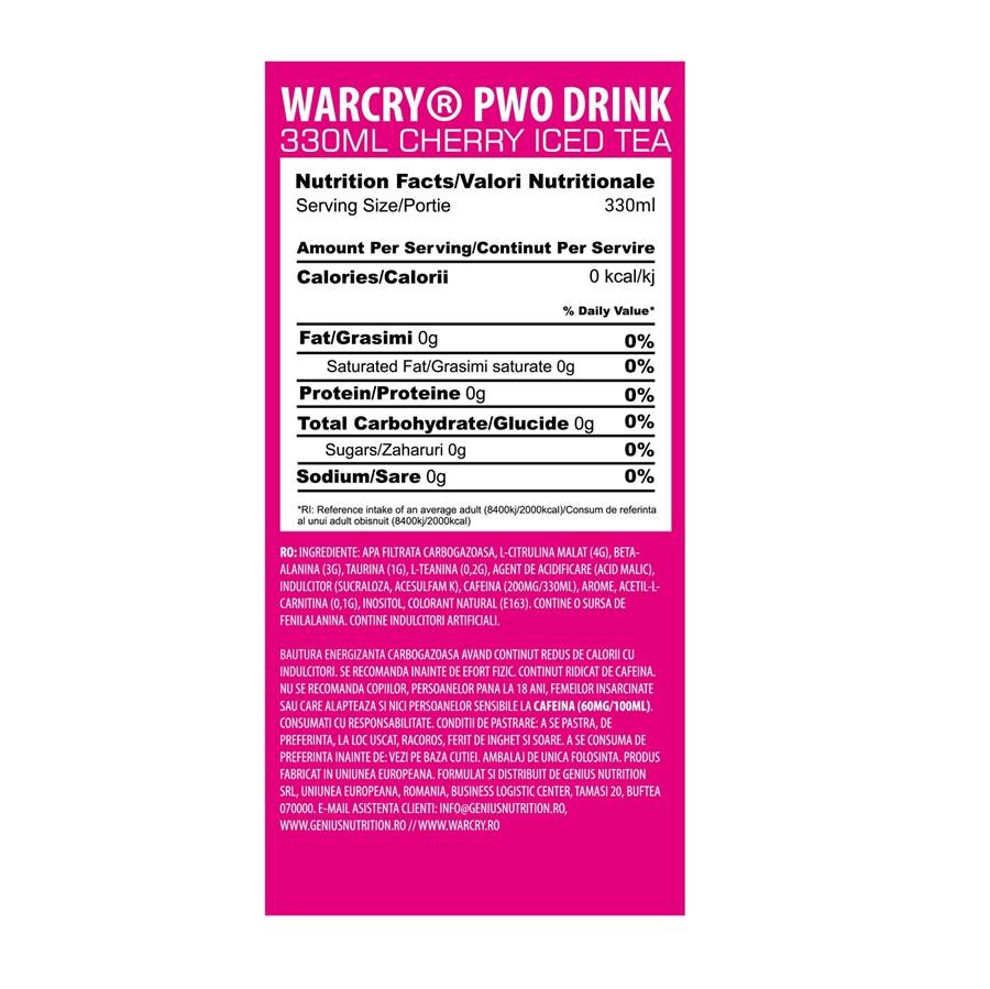 Warcry pred vadbo | Pripravljen za pijačo-330 ml