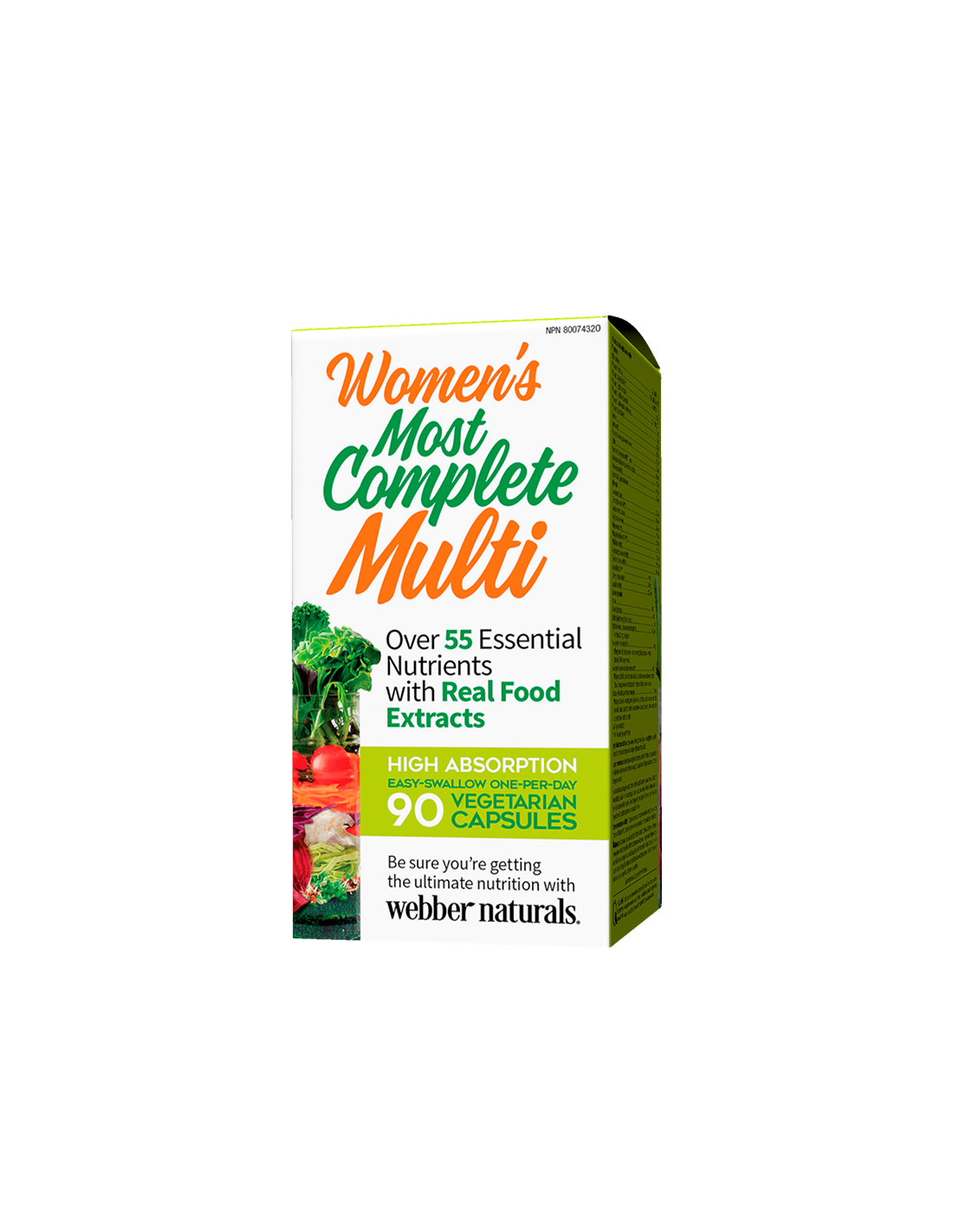 Multivitamini za ženske - najpopolnejši ženski multivitamini, 90 V kapsule <tc>Webber Naturals</tc>