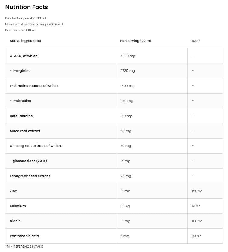 Sex Pro Shot | za ženske - 20 x 100 ml