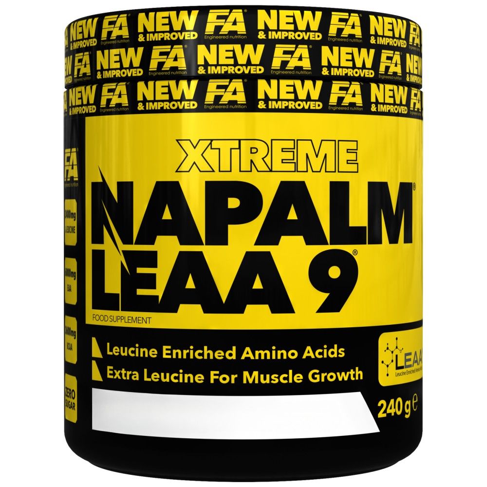 Xtreme Napalm Leaa 9 | Levcin obogatene esencialne aminokisline - 240 gramov