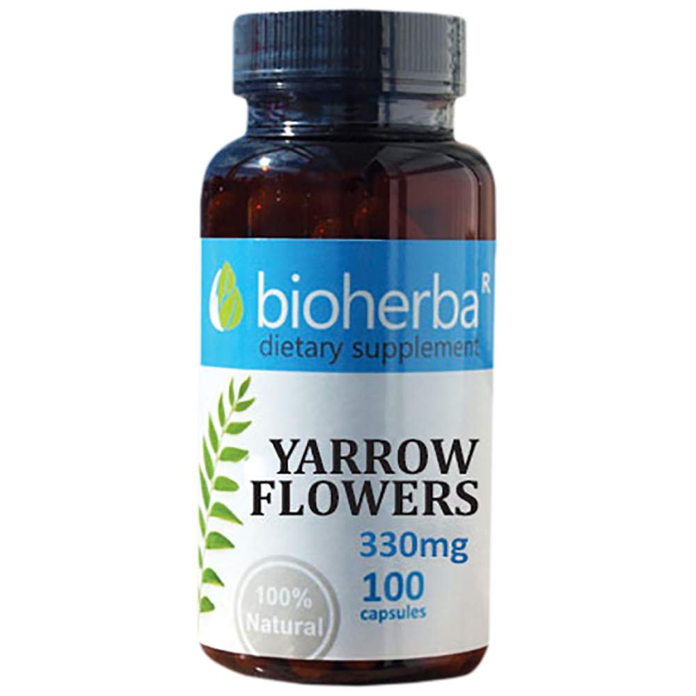 Cvetovi yarrow 330 mg - 100 kapsul