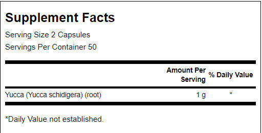 Koren yucca 500 mg - 100 kapsul