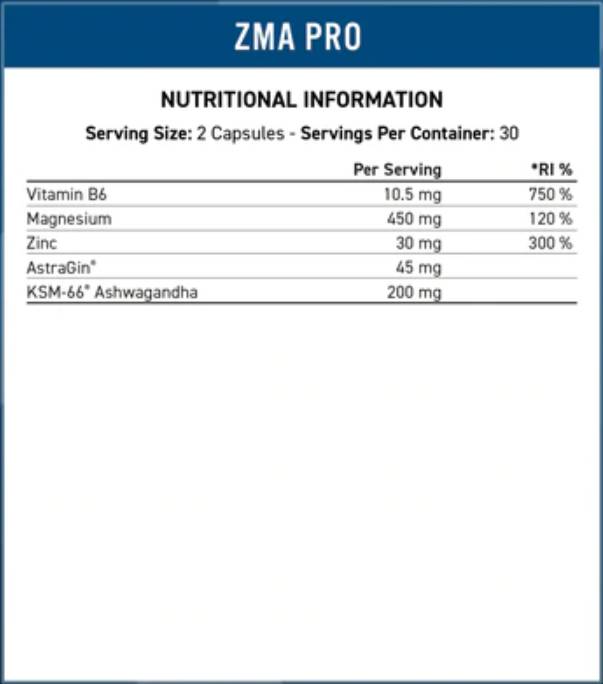 Zma-pro | Z KSM -66® Extract Ashwagandha - 60 kapsul