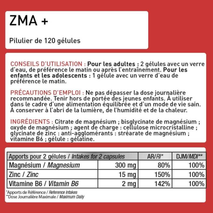 Zma + | Cink + magnezij + b6 - 120 kapsul